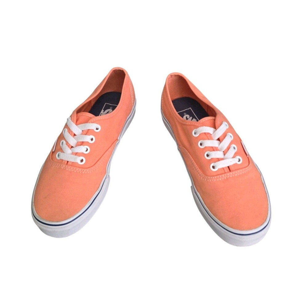 Vans Authentic Low Shoes Womens Size 7.5 Salmon Color Sneakers